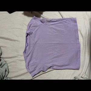 Purple croptop, size large but fits a medium